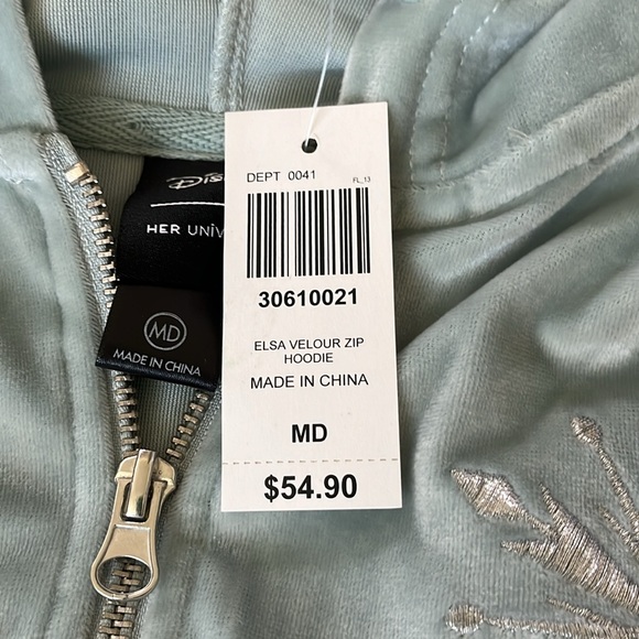 Disney her universe frozen Elsa portrait zippered hoodie arendelle - Picture 7 of 7